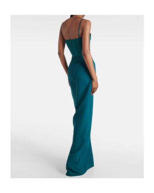 Safiyaa Green Leonal Gown
