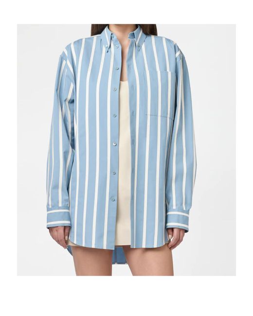 Tod's Blue Long-Sleeved Shirt