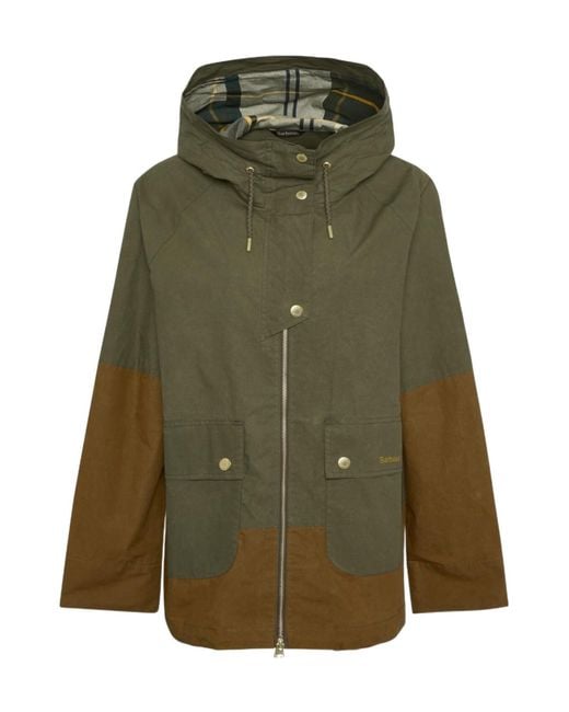 Barbour Green Hayley Showerproof Jacket