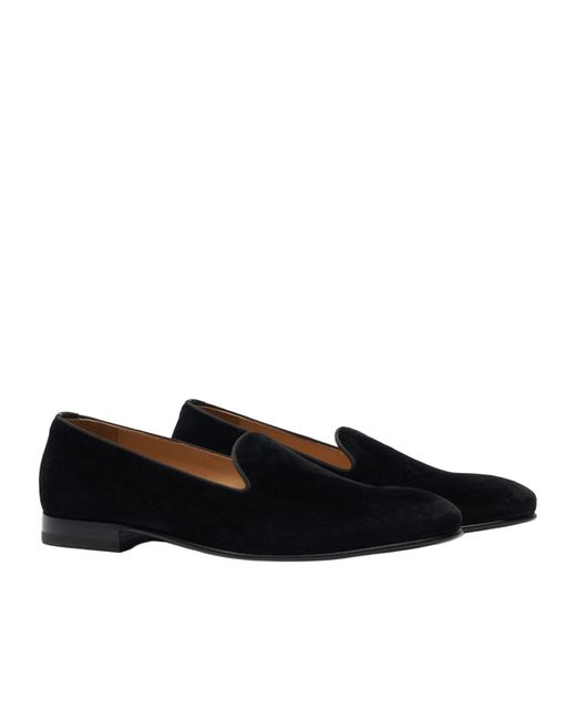 Scarosso Black Tommy Loafers for men