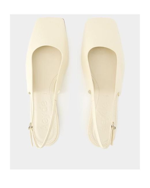 Aeyde Natural Liya Slingback Flats