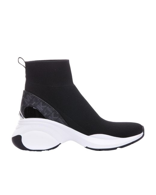 MICHAEL Michael Kors Black Zumma Sock-Style Sneakers