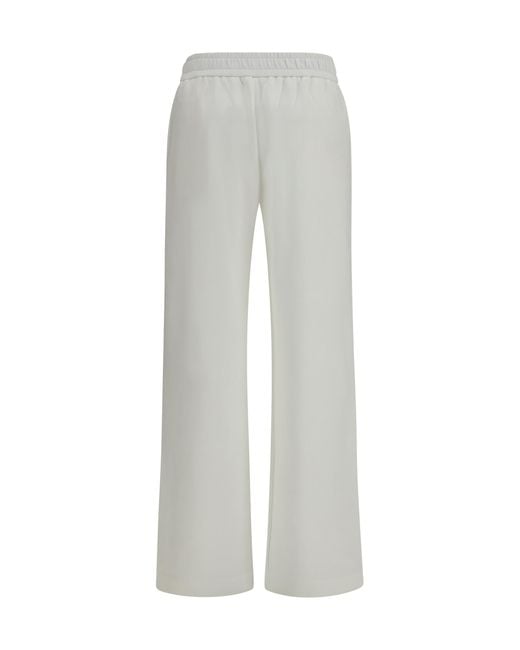 Moncler Gray Elastic-Waist Athletic Pants