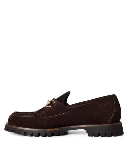Gucci Brown Chunky Sole Slip-On Loafer