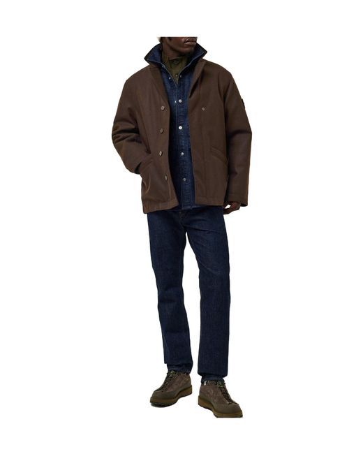Stone Island Brown Ghost Wool Blazer for men