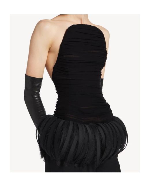 Balenciaga Black Fitted Bustier Top