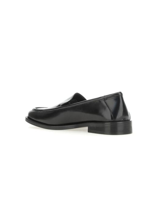 The Attico Black The Evan Slip-On Loafers