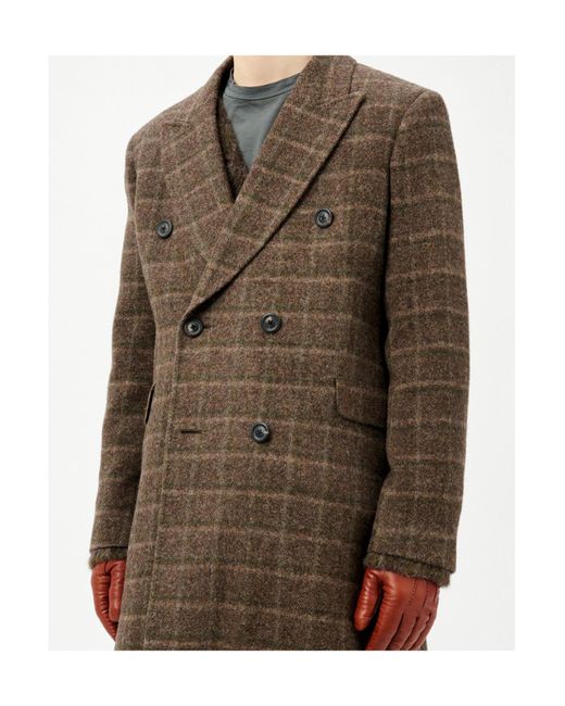 Our Legacy Brown Check Boiled Alp Wool for men