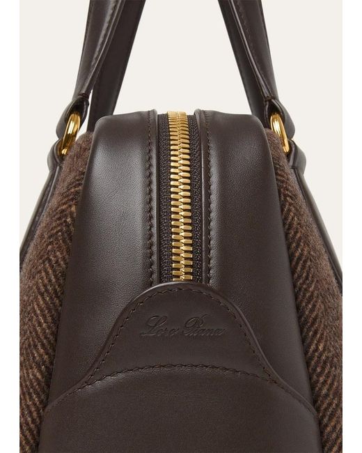 Loro Piana Brown Small Needle Bag