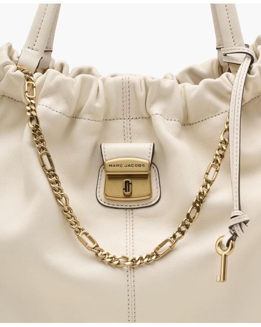 Marc Jacobs Natural The Cristina Logo Detailed Tote Bag