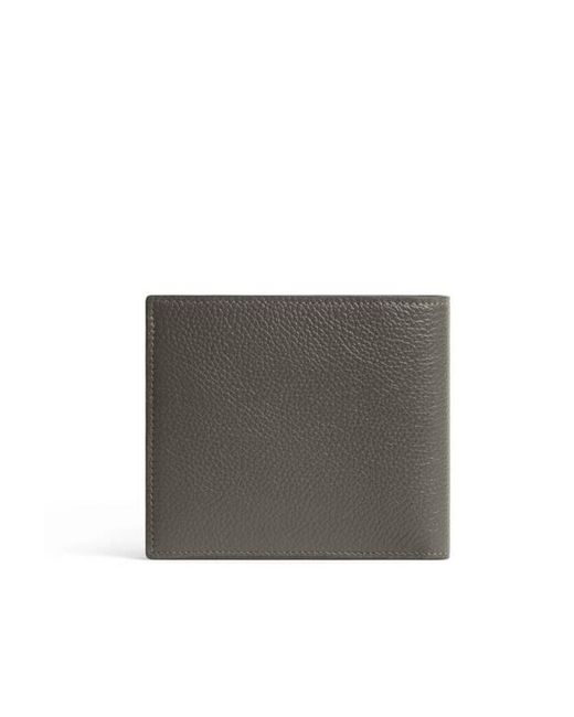 Balenciaga Gray Cash Square Folded Wallet for men