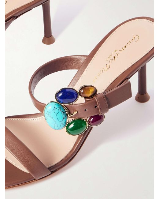 Gianvito Rossi Pink Open Toe High Heel Sandals