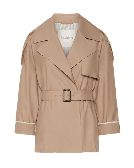 Max Mara Natural Long Sleeve Windbreaker