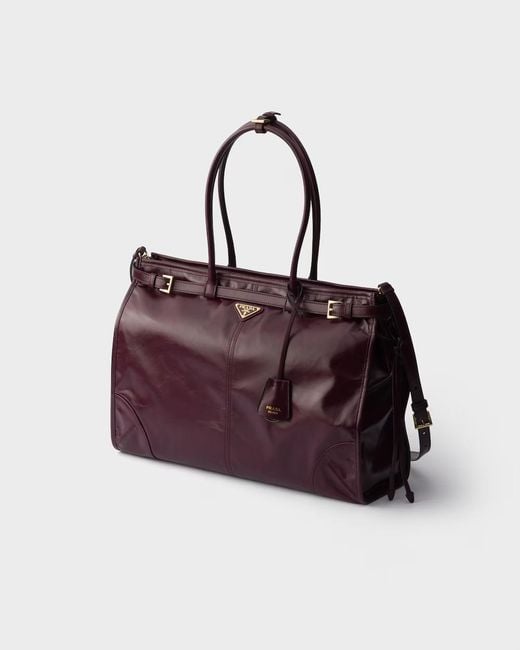 Prada Red Bonnie Extra-Large Leather Bag