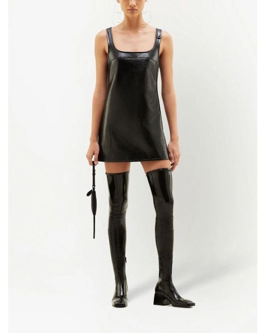 Courreges Black Short Dresses