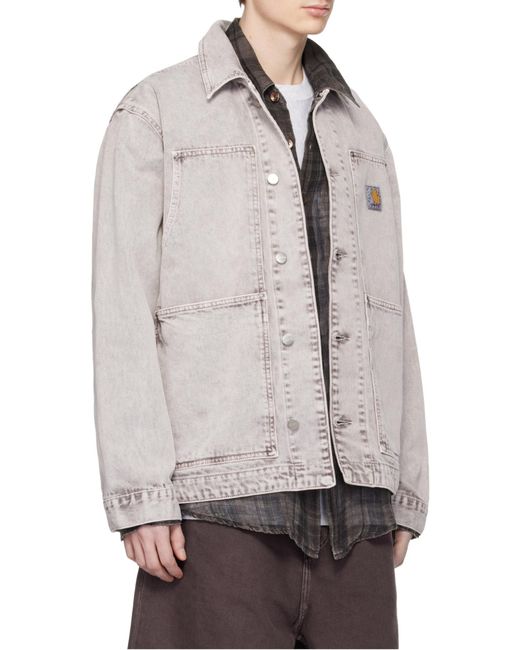 Carhartt Gray Og Double Front Jacket for men