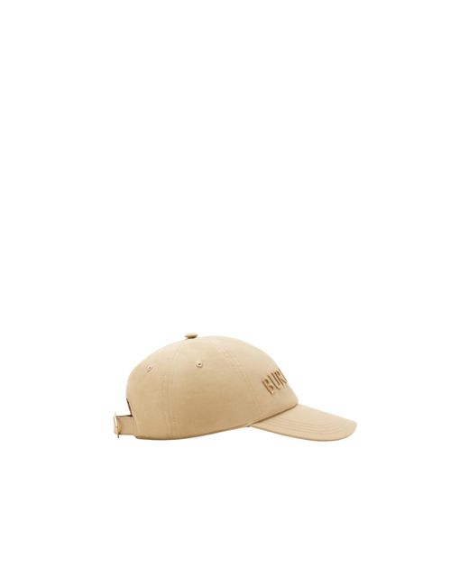 Burberry Natural Logo Embroidered Baseball Cap for men