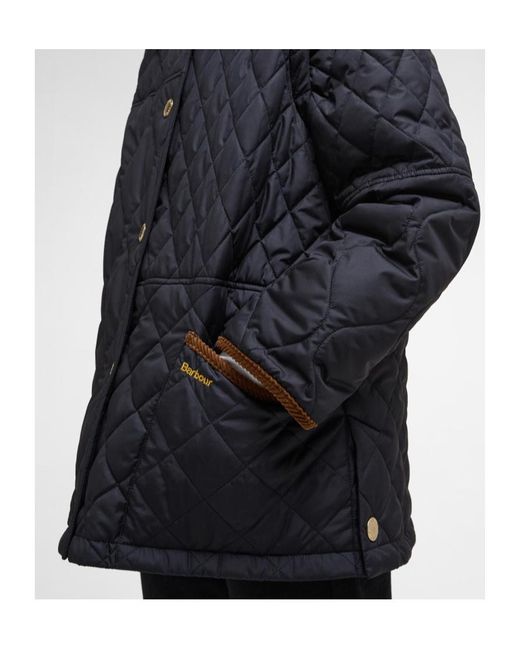 Barbour Blue Lorrie Quilted Jacket