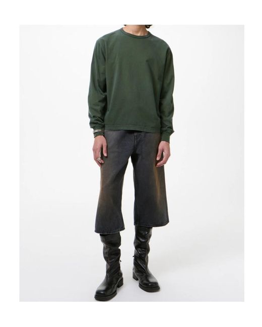 Our Legacy Green Cruise Longsleeve Antique Phantom Legacy Jersey T-Shirt for men