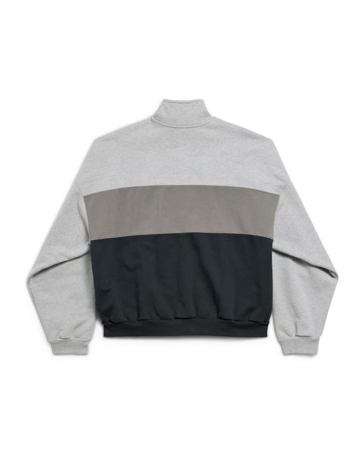 Balenciaga Gray Unity Sport Zip-Up Jacket for men