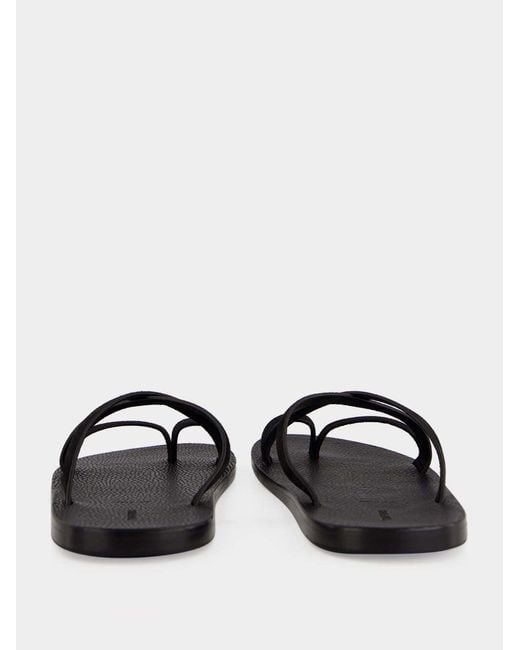 Tom Ford Black Cross-Strap Slippers for men