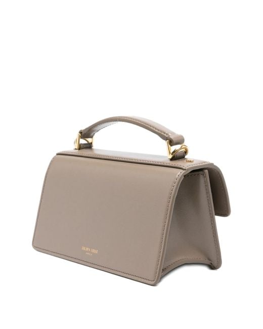 Golden Goose Deluxe Brand Metallic Small Venezia Suede-Panelled Tote Bag
