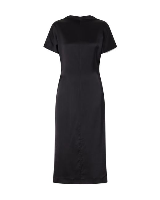 TOVE Black Satin Dress