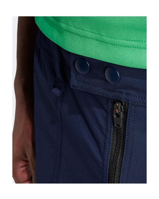 Adidas Originals Blue Adidas By Wales Bonner Stretch Cargo Tapered Trousers for men