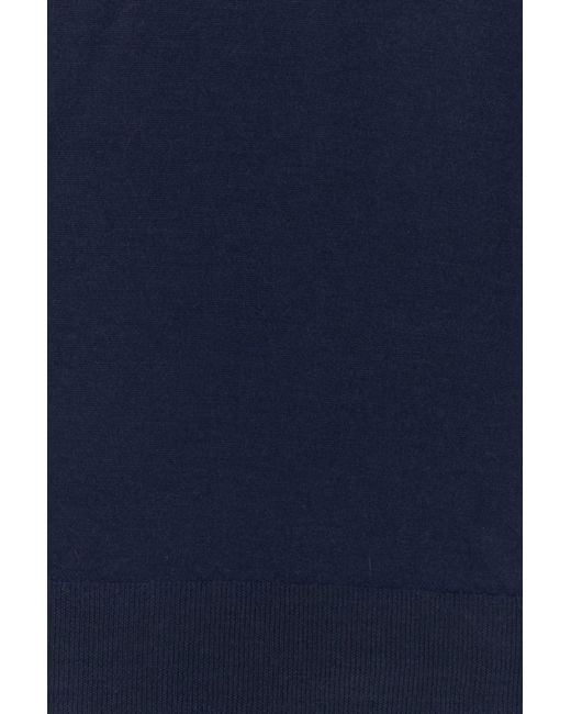 Brunello Cucinelli Blue Long Sleeve Sweater for men