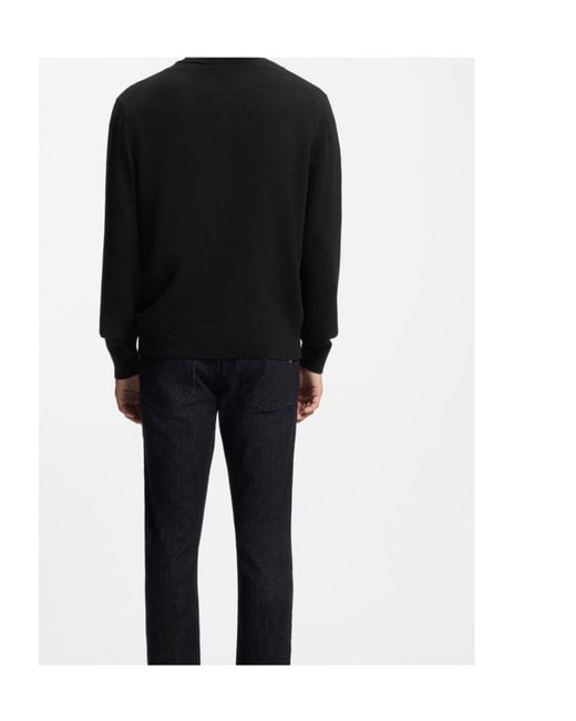Boss Black Boss Upalano Zip-Up High Neck Cardigan for men
