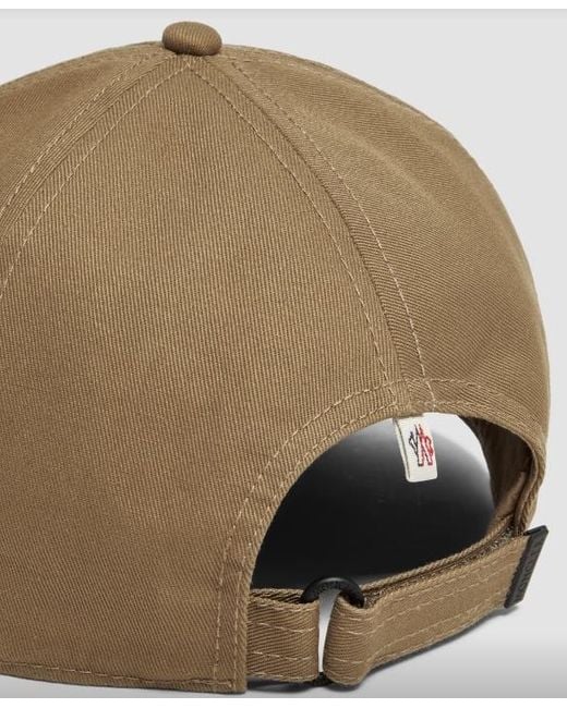 Moncler Natural Cotton Gabardine Baseball Cap for men