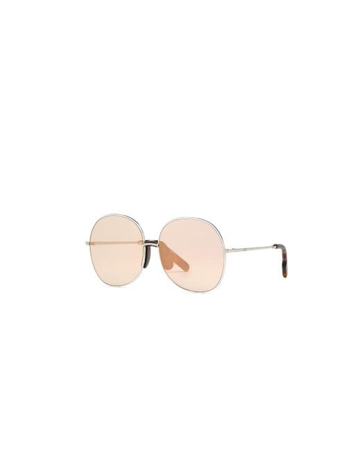 KENZO Pink Geometric Frame Sunglasses for men