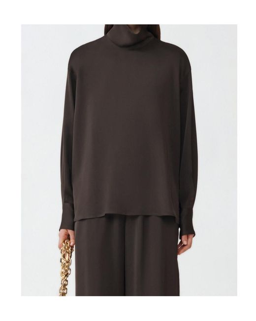 Fabiana Filippi Black Long-Sleeved Shirt