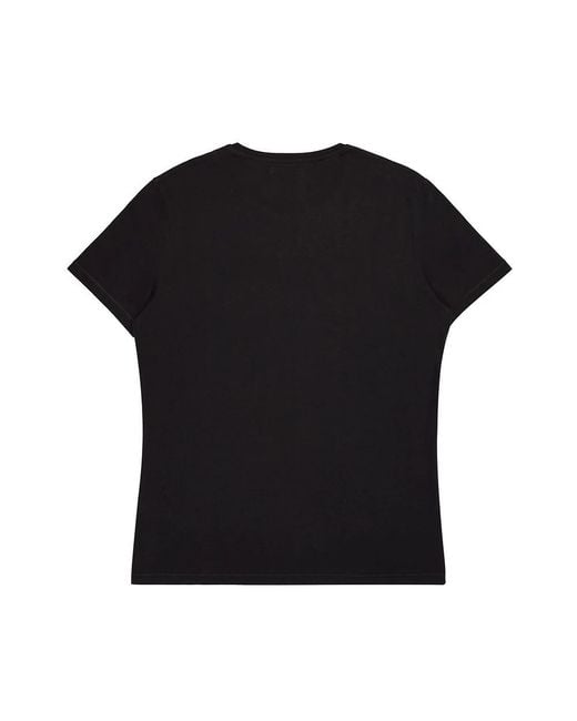 Iceberg Black Round-Necked Logo T-Shirt for men