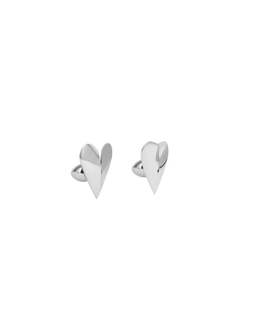 Alaïa White Alaïa Le Coeur Mini Torn Earrings