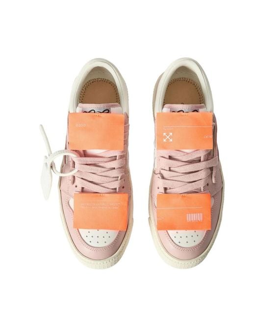 Off-White c/o Virgil Abloh Pink Lace-Up Sneakers