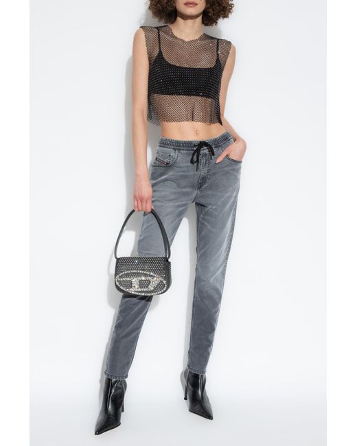 DIESEL Blue 2031 D-Krailey Mid-Rise Boyfriend Jeans