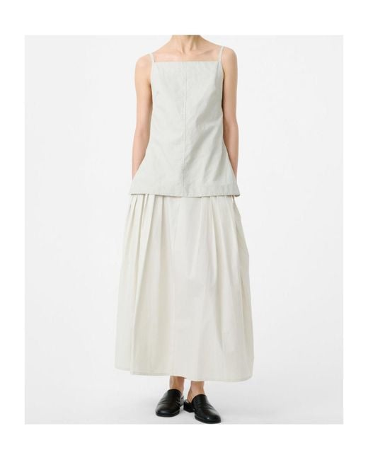 Studio Nicholson White Raddle Apron Top