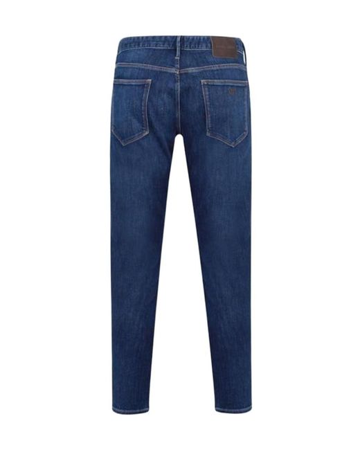 Emporio Armani Blue Logo Jeans for men