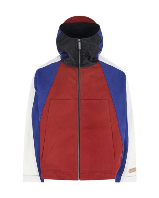 PDF CHANNEL Red Pdf Low Ride Jacket for men