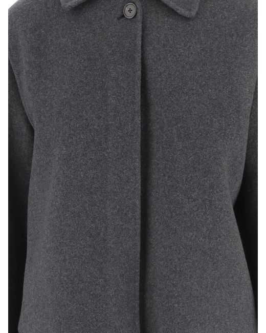 The Row Gray Long-Sleeved Coat