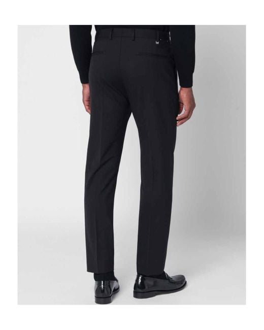 Pt Pantaloni Blue Pt Torino Dieci Flat Front Pants for men