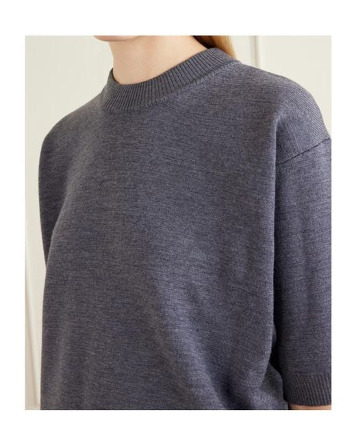Rohe Blue Long-Sleeved Knitwear