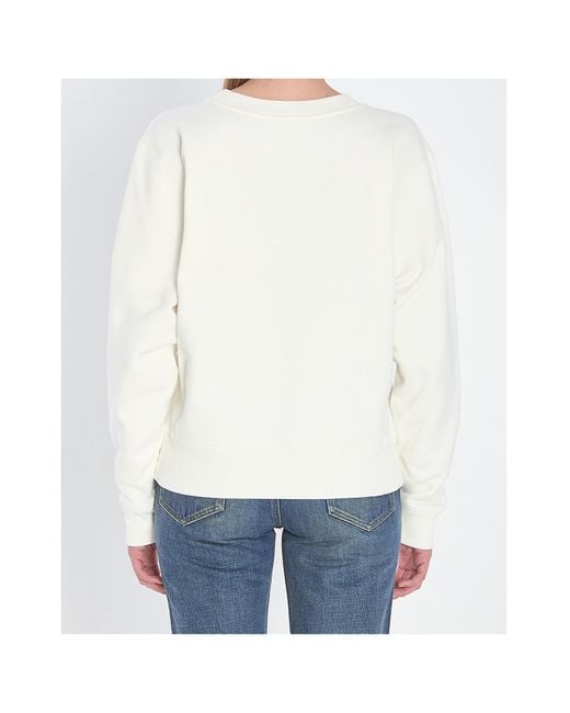 Céline White University Sweatshirt