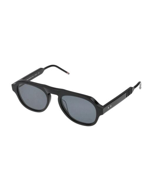 Thom Browne Multicolor Eyewear Oval Frame Sunglasses for men