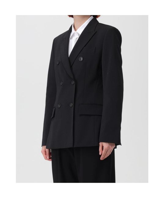 Seventy Black Double Breasted Tailored Blazer