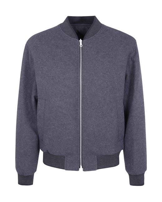 Dries Van Noten Blue "Volker" Reversible Jacket for men