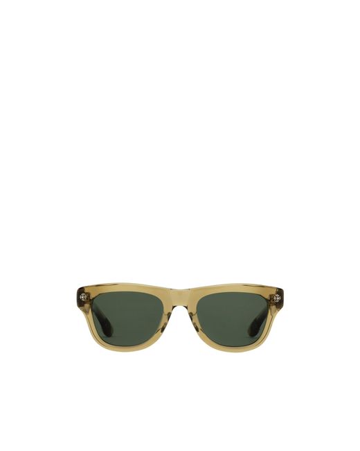 Chrome Hearts Green Geometric Sunglasses for men