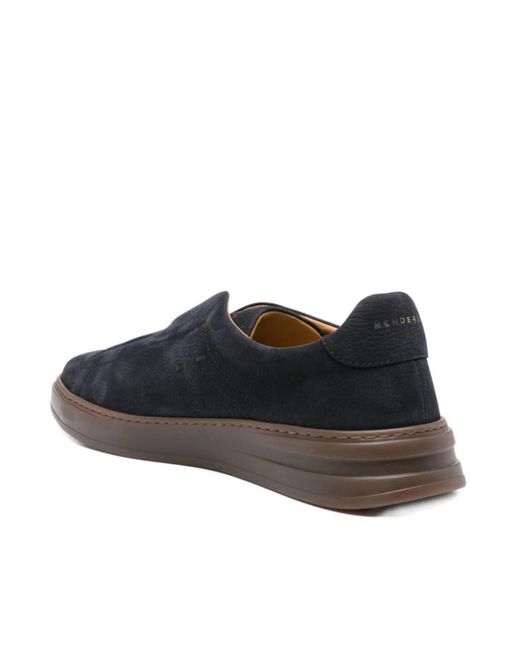 Henderson Black Round Toe Sneakers for men