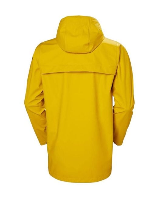 Helly Hansen Yellow Moss Raincoat for men
